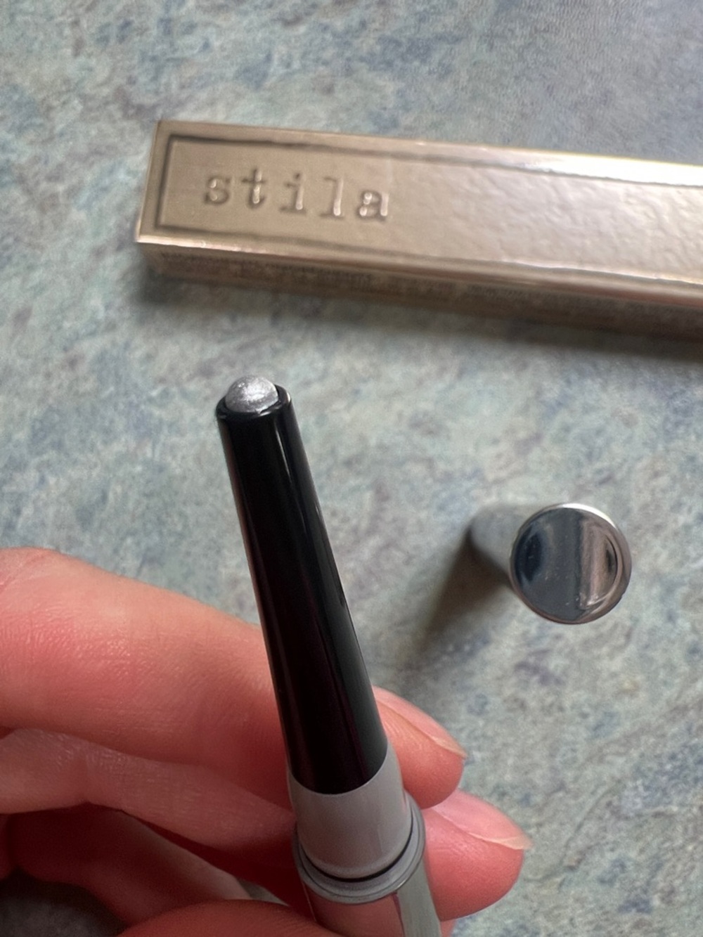 Stila Metallic Silver Waterproof Eyeliner Pencil - Disco